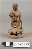 藏品(木雕龍女像)的圖片