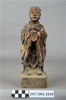 藏品(木雕龍女像)的圖片