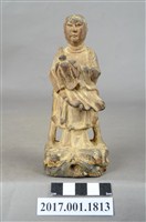 藏品(木雕龍女像)的圖片