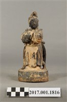 藏品(木雕龍女像)的圖片