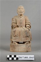藏品(木雕男祖先像)的圖片