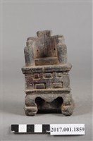 藏品(木雕神像座椅)的圖片