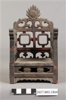 藏品(木雕神像座椅)的圖片