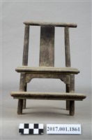 藏品(木雕神像座椅)的圖片