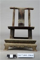 藏品(木雕神像座椅)的圖片