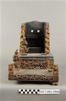 藏品(木雕神像座椅)的圖片
