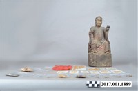 藏品(木雕降龍羅漢像)的圖片