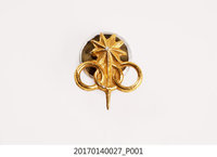藏品(金色三環星芒形紀念徽章)的圖片