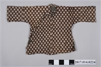 藏品(女童褐白格紋漢式長袖短衫)的圖片