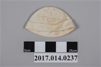 藏品(幼兒白色碗帽)的圖片