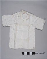 藏品(公教牌男子短袖雙口袋白襯衫)的圖片