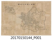 藏品(臺南及安平市街圖及廣告)的圖片