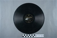 藏品(古倫美亞發行日本歌謠《臺灣音頭》10吋蟲膠唱片)的圖片