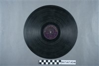 藏品(蓄音器商會發行臺語專輯《嘆烟花》10吋蟲膠唱片)的圖片