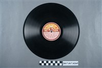 藏品(新月唱片公司發行廣東話說唱詼諧《平地一聲雷》10吋蟲膠唱片)的圖片