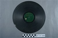 藏品(OKEH唱片公司發行《痲瘋女》10吋蟲膠唱片)的圖片