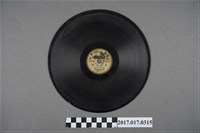 藏品(金鳥印公司發行臺語專輯《鳳陽花鼓》紙板蟲膠唱片)的圖片