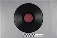 藏品(古倫美亞出品編號80184流行歌《臺北行進曲(上、下)》蟲膠唱片)的圖片