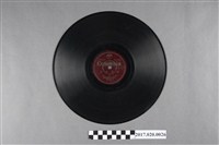 藏品(古倫美亞出品編號80290歌舞曲《落花流水(上、下)》蟲膠唱片)的圖片