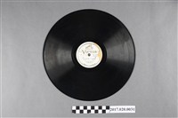 藏品(勝利出品編號FR-275日語歌曲《高雄、蘇花道路‧臺北》蟲膠唱片)的圖片