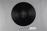 藏品(古倫美亞出品編號27873校歌《臺北高等商業學校校歌、臺北高等商業學校校歌》蟲膠唱片)的圖片