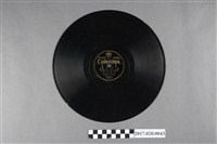 藏品(古倫美亞出品編號30281官方制定歌曲《臺北州歌、臺北州民謠》蟲膠唱片)的圖片