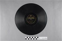 藏品(古倫美亞出品編號28387跳舞音樂《越山嶺、酒是眼淚還是嘆息》蟲膠唱片)的圖片