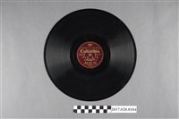 藏品(古倫美亞出品編號80196歌仔戲《義妻賢妾：蔡伯階拜相(其一、其二)》蟲膠唱片)的圖片