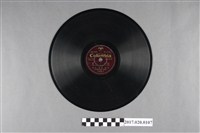 藏品(古倫美亞出品編號80205歌仔戲《二本義妻賢妾：蔡安人送盡(其一、其二)》蟲膠唱片)的圖片