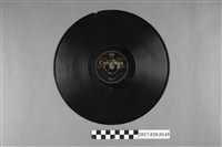 藏品(古倫美亞出品編號80043小曲《八月十五、洒金扇》蟲膠唱片)的圖片
