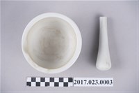 藏品(白瓷研缽與研棒組)的圖片