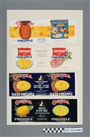 藏品(臺灣鳳梨罐頭外銷商標)的圖片