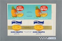 藏品(Spruce鳳梨罐頭外銷商標)的圖片