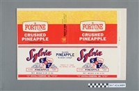 藏品(溫哥華FORTUNE等鳳梨罐頭外銷商標)的圖片