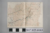藏品(〈7萬5千分之1霧社地區周遭之地圖〉)的圖片