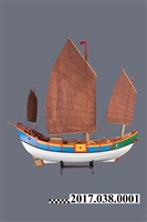 藏品(澎湖透西船模型)的圖片