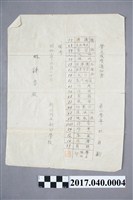 藏品(蘇百齡新竹州立新竹中學校第1學年學年成績通知書)的圖片