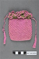 藏品(粉色編織荷包)的圖片