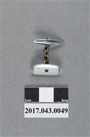 藏品(橢圓形光芒圖案袖扣)的圖片
