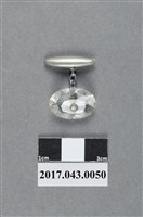 藏品(透明水晶袖扣)的圖片