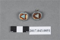 藏品(八邊形寶石袖扣組)的圖片