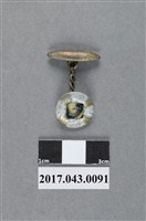 藏品(圓形玉石袖扣)的圖片