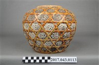 藏品(六角孔竹編紋陶甕)的圖片