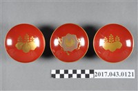 藏品(朱地蒔繪大正天皇登基紀念漆杯組)的圖片