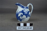 藏品(青花印花龍紋奶罐)的圖片