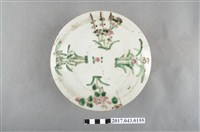 藏品(彩繪四君子高足圓盤)的圖片