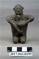 藏品(達悟族親子陶偶)的圖片