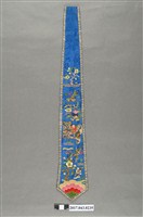 藏品(藍絲緞花鳥人物紋劍帶)的圖片