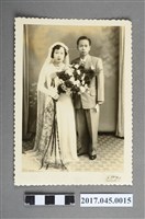 藏品(林修文之公司職員張守己結婚照)的圖片