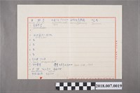 藏品(洪錦貞簽證問題練習手稿)的圖片